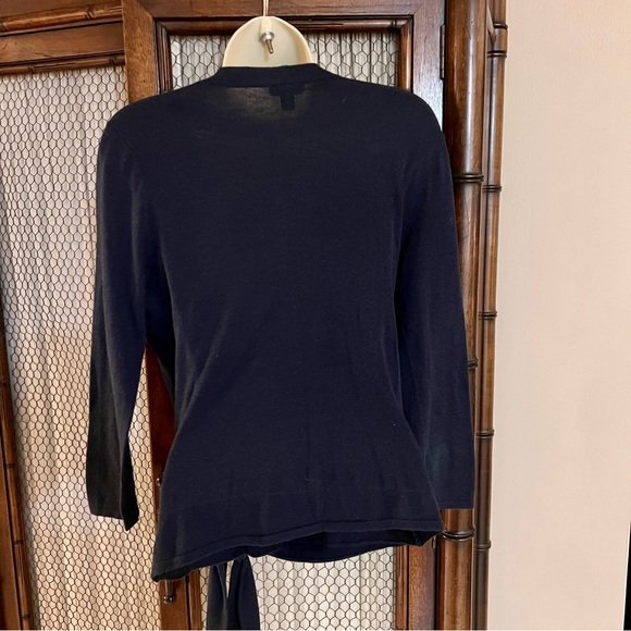 Ann Taylor Lightweight Faux Wrap Sweater - Picture 3 of 5